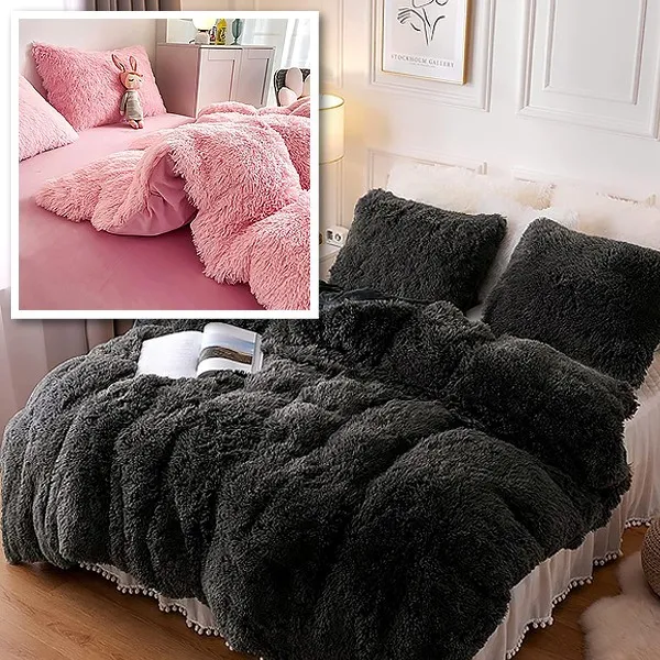 Topla flis posteljnina + 2 x prevleke za vzglavnike BREZPLAČNO | SNUGGBED