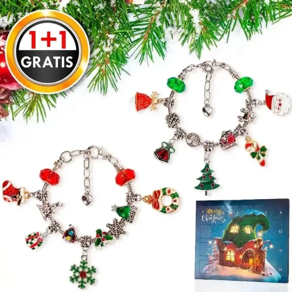 2x Kerst adventskalender armband set | ADVENTBRACE