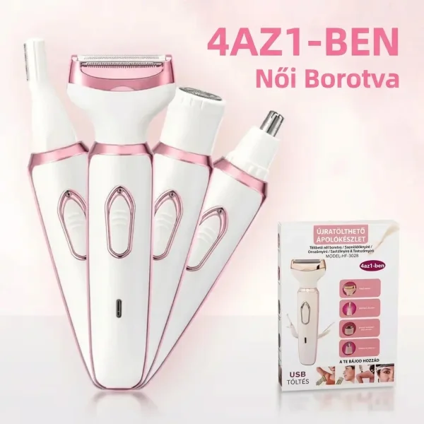 4 az 1-ben női elektromos borotva | LUNATRIM