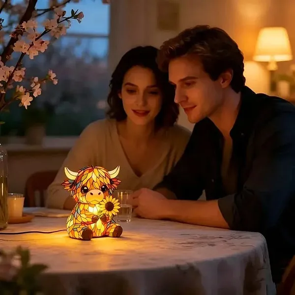 Miela škotijos aukštumų karvės lempa | COWGLOW