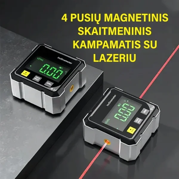 Magnetinis skaitmeninis kampo matuoklis | DIGIVAGA