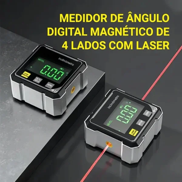Medidor digital de ângulos magnético | DIGIVAGA