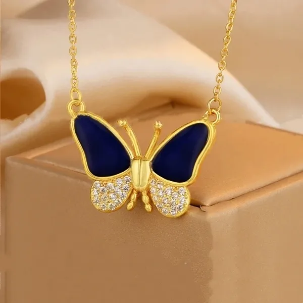 Collar de mariposa que cambia de color | FLUTTERX
