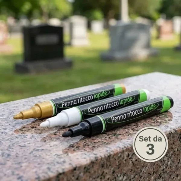 Inchiostro per iscrizioni su lapide (set da 3 pezzi) | GRAVEPEN