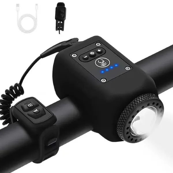 Waterdichte fietslamp en toeter (2 in 1) | LUMIHORN