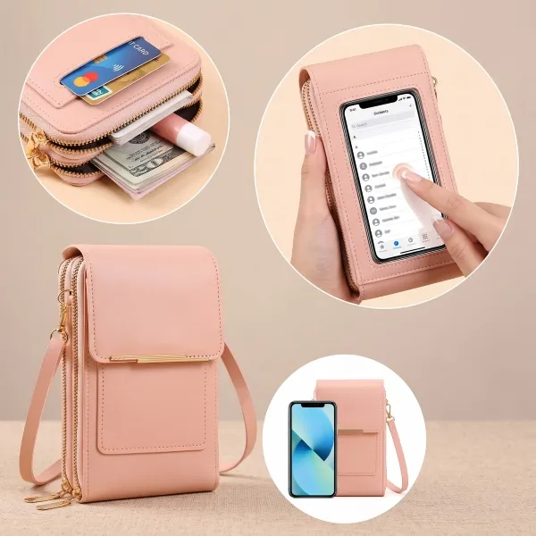 Kožna torba sa zaslonom osjetljivim na dodir | MOBIBAG