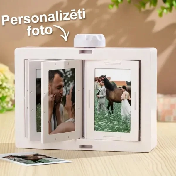 Rotējošs foto rāmis 24 fotogrāfijām | ROTAPIX