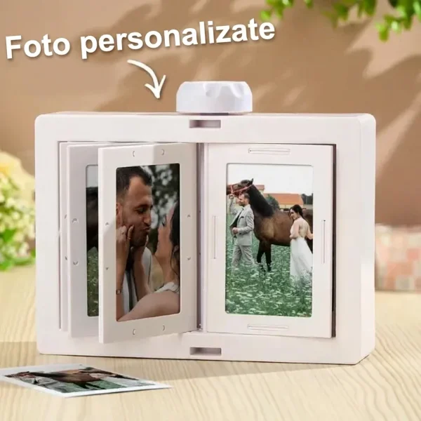 Ramă Foto Rotativă pentru 24 de Fotografii | ROTAPIX