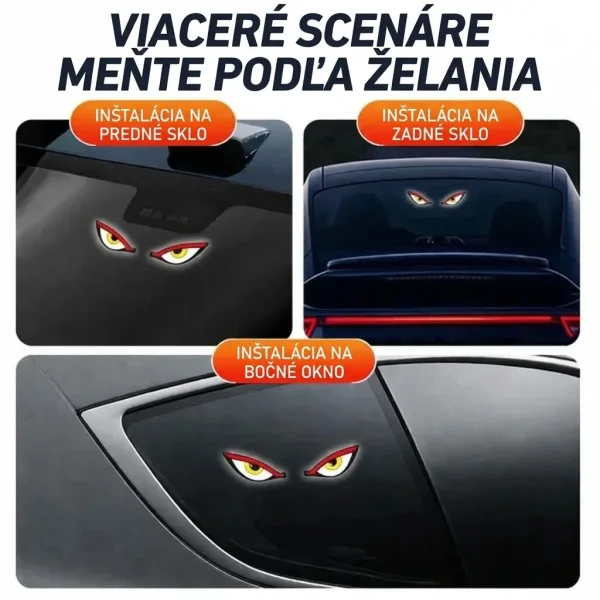 Animované solárne svetlo do auta | SUNDEMON