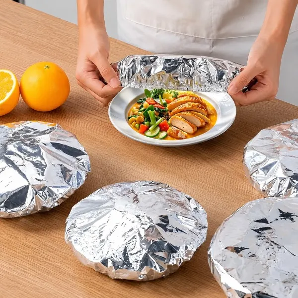 Aluminijski poklopac za održavanje topline hrane (50 kom/set)| THERMKEEP