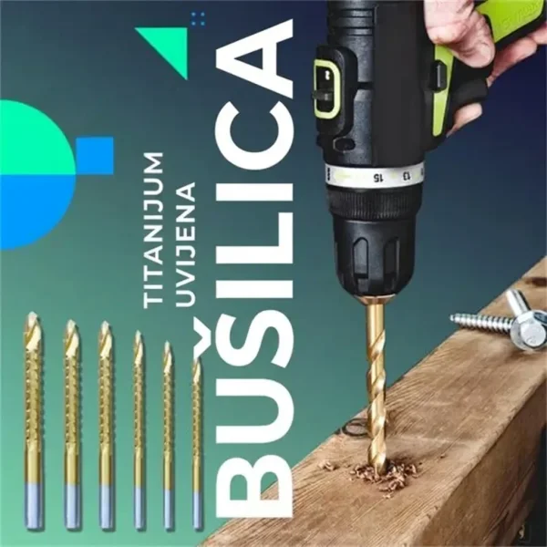 Set spiralnih burgija (6 kom) | TWISTBIT