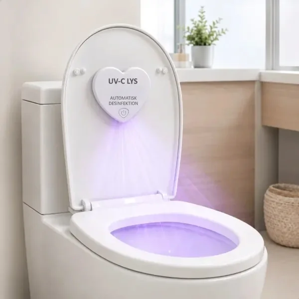 Få et friskere toilet mellem rengøringer - Automatisk UVC-lys | UVEXA